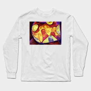 Colourful Painterly Shapes Long Sleeve T-Shirt